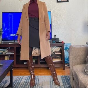 COS TAN COAT in size 2